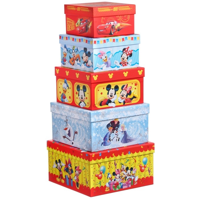 Набор коробок 5 в 1 Disney Праздник Набор коробок 5 в 1 Disney Праздник
