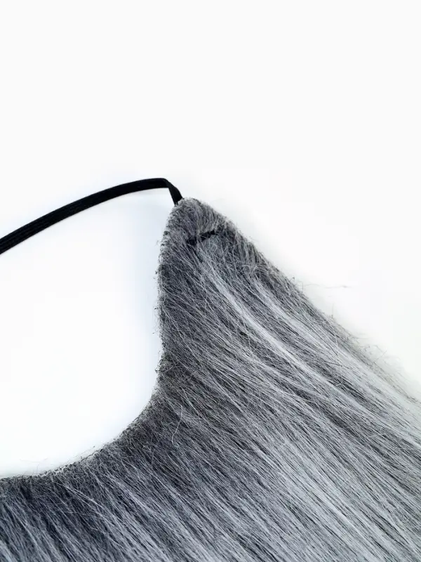 Карнавальная борода 40 см седая Карнавальная борода 40 см седая