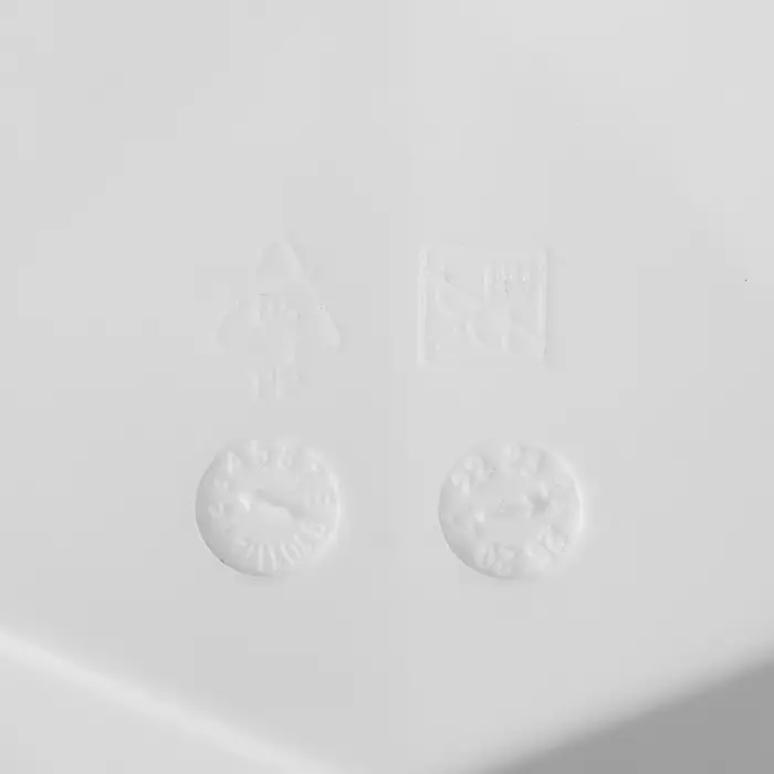 Горшок для цветов с поддоном &laquo;Призма&raquo;, 4.7 л, пластиковый, белый