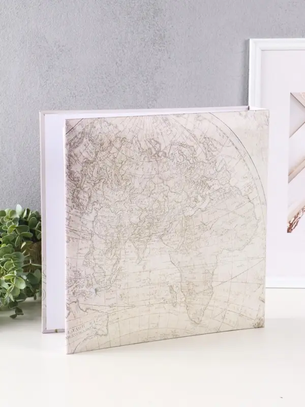 Фотоальбом 400 фото 10X15см, "Эйфелева башня"ПП карм., пер-т 3-кольца