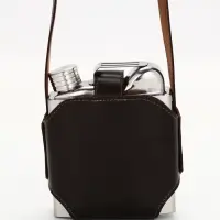 Фляжка &laquo;СССР&raquo;, нержавеющая сталь, чехол, 540 мл