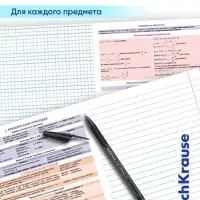 Предметная тетрадь по алгебре ErichKrause. Timeline, 36 листов, в клетку, со справочным материалом, обложка из мелованного картона