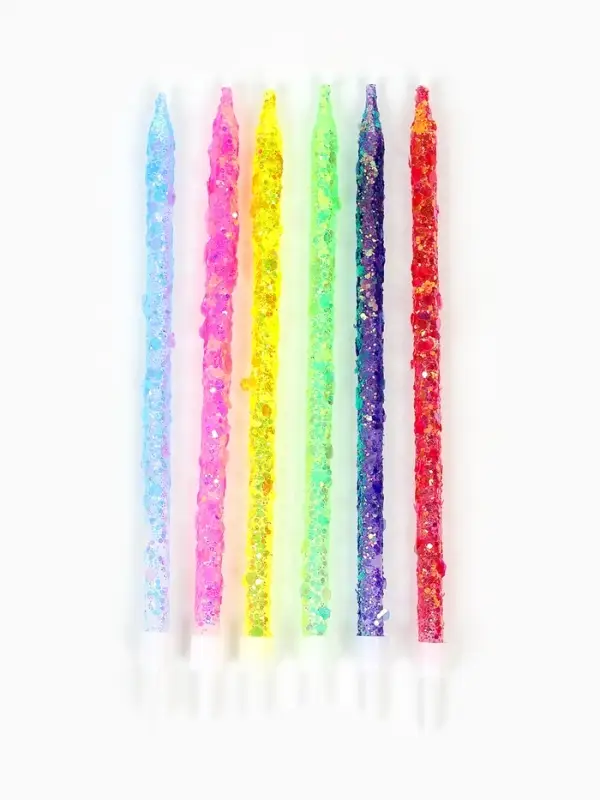 Свечи для торта "Сияние" набор 6 штук