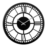 Часы настенные, интерьерные, бесшумные, плавный ход, d=32 см, металл, зеркало
