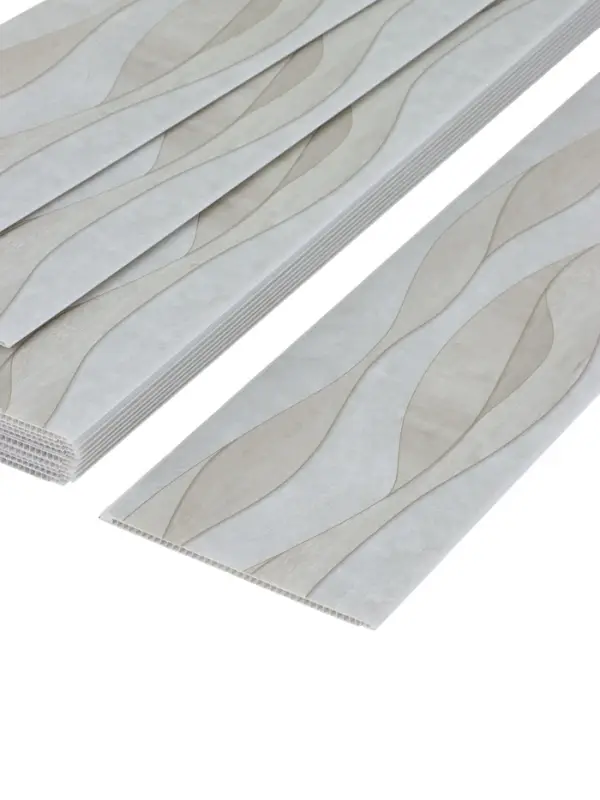 Панель ПВХ,Волна бежевая 22T009-2 2,6х0,25 м