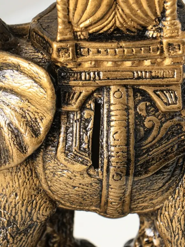 Копилка для денег &laquo;Слон Богатство&raquo;, гипс под бронзу, 30&times;21&times;15 см