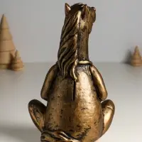 Копилка "Лошадь с подковой" 14х15х24 см, бронза Копилка "Лошадь с подковой" 14х15х24 см, бронза