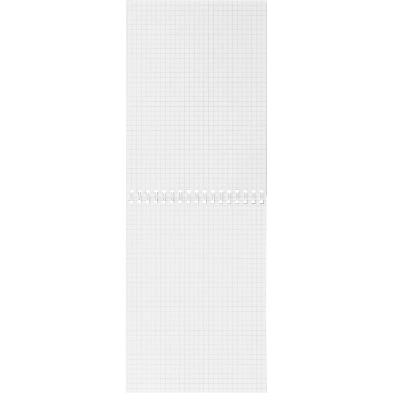 Блокнот А5 60л Attache Metallic Фиолет клетка, греб, картон, фольга