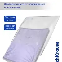 Тетрадь 24 листа в клетку, ErichKrause &laquo;Классика CoverPrо Pastel&raquo;, пластиковая обложка, сиреневая