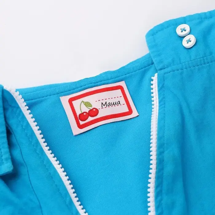 Нашивка «Вишенки», 5.5×3.2 см, 10 шт., красная