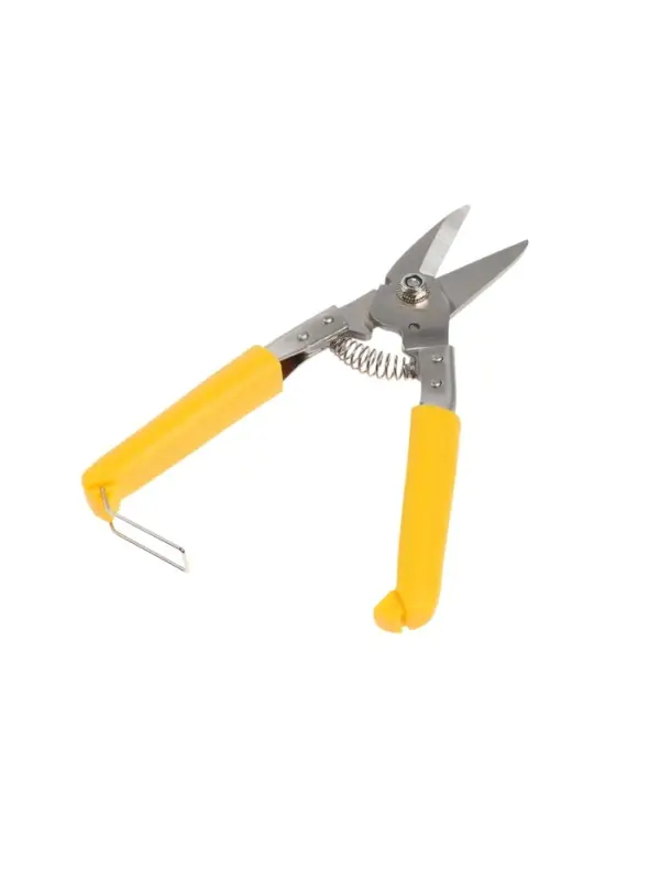 Ножницы по металлу ТУНДРА, авторазжим, пластиковые рукоятки, правый рез, 225 мм