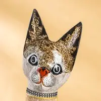 Сувенир &laquo;Кошка с золотыми бабочками и зеркальным сердцем&raquo;, 100&times;16&times;7 см, МИКС