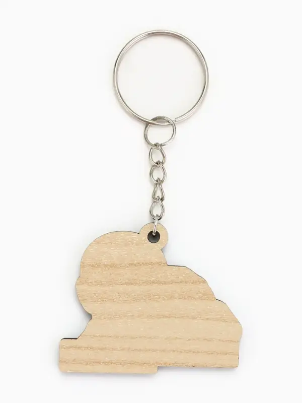 Брелок для ключей деревянный &laquo;У кого Путин, тот и прав&raquo; 4.5&times;3.5 см