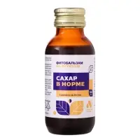 Фитобальзам &laquo;Сахар в норме&raquo;, без сахара, 100 мл.