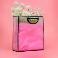 Пакет сумочка ПП с вырубной ручкой, прозрачный 33×28×12 см, черный Пакет сумочка ПП с вырубной ручкой, прозрачный 33×28×12 см, черный