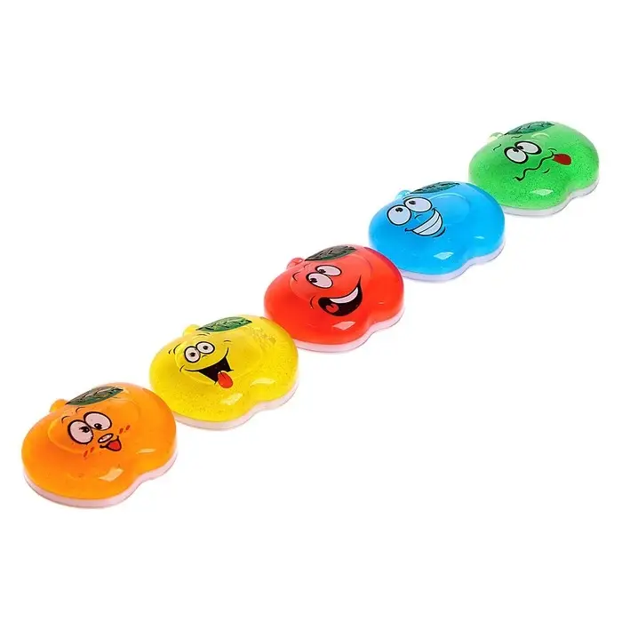 Лизун - слайм «Яблоко», цвета МИКС Лизун - слайм «Яблоко», цвета МИКС