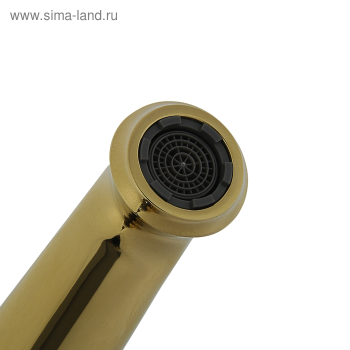 Cмеситель для раковины Accoona A96105W, однорычажный, латунь, цвет золото Cмеситель для раковины Accoona A96105W, однорычажный, латунь, цвет золото