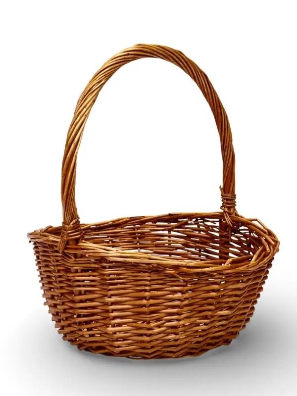 Набор корзин 3 шт, 34х30х14, 28х24х13, 22х19х10  лоза коричневый