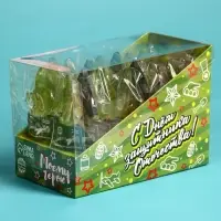 Леденец на палочке &laquo;Моему герою&raquo;, вкус: мята -ментол, 20 шт. х 10 г