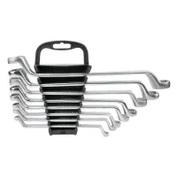 Набор ключей гаечных накидных изогнутых на держателе (6-22 мм) (8 предметов) AVS K2N8P