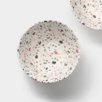 Салатники Magistro Terazzo, 700 мл, 16&times;7.4 см, набор 2 шт., фарфор, белые