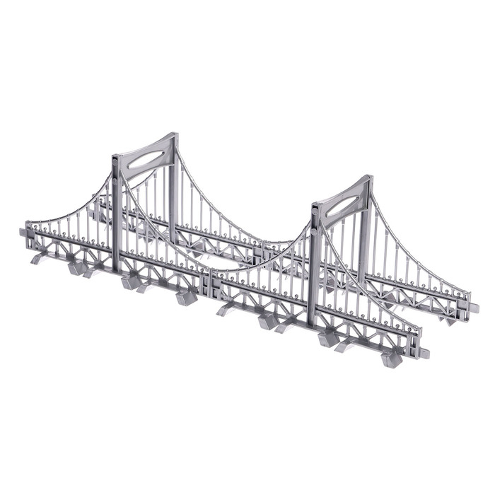 Автотрек железная дорога &laquo;Большое путешествие&raquo;, с машинкой и поездом, перекресток, светофор