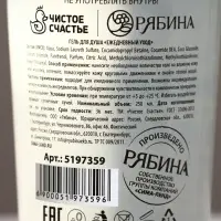 Гель для душа водка &laquo;Абсолютно лучший&raquo;, 250 мл, аромат свежести, Чистое счастье