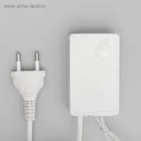 Гирлянда &laquo;Водопад&raquo; 2&times;1.5 м, IP44, прозрачная нить, 400 LED, свечение белое, 8 режимов, 220 В