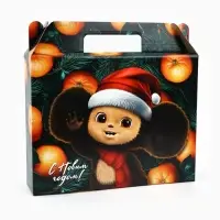 Подарочная коробка для конфет, Чебурашка Подарочная коробка для конфет, Чебурашка