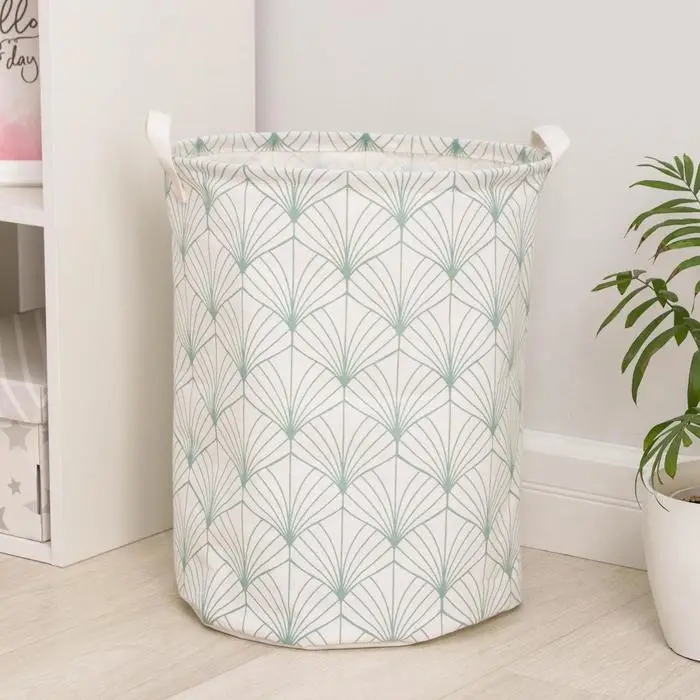 Корзина бельевая текстильная «Листочки», 35×45 см Корзина бельевая текстильная «Листочки», 35×45 см