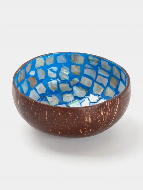 Чаша &laquo;Глазурь&raquo;, 14&times;14&times;6 см, кокос