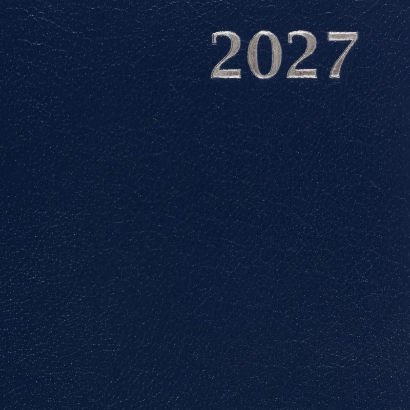 Ежедневник датированный 2027 Attache А5 168л 138x213мм балакрон синий