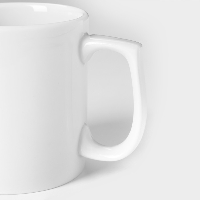 Кружка фарфоровая «Евро», 350 мл Кружка фарфоровая «Евро», 350 мл