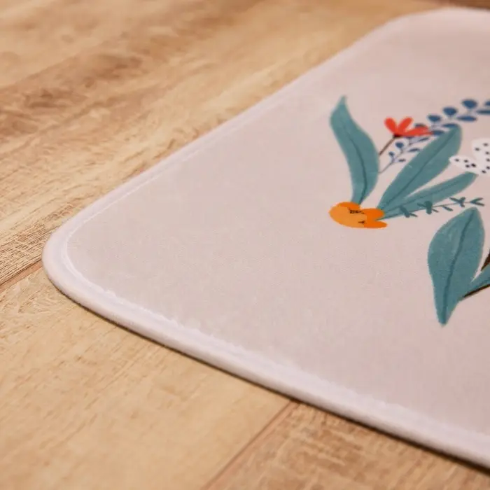 Коврик для ванной Этель I meow you, 80&times;50 см, велюр