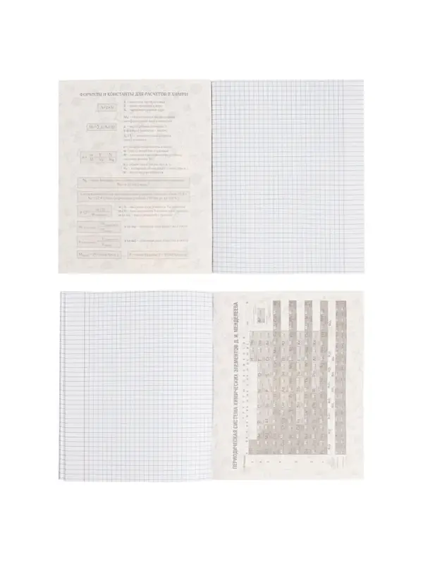 Предметная тетрадь по химии Calligrata &laquo;Животные&raquo;, 48 листов, в клетку, со справочным материалом, обложка из мелованного картона