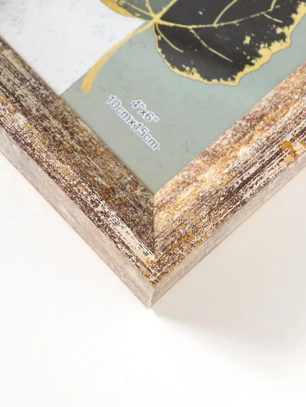 Фоторамка пластик 10х15 см "Прованс" бежево-коричневый 19х13,7х3 см