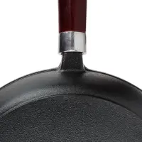 VETTA Сковорода чугун, d26х5,5см, деревянная ручка, индукция