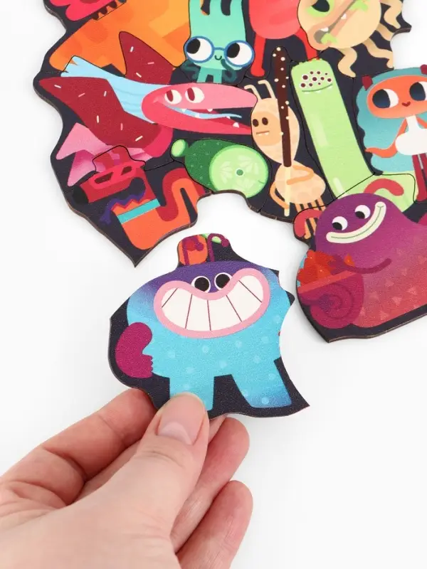 Ум и Хрум Деревянный пазл &laquo;Веселые друзья&raquo; 22 детали