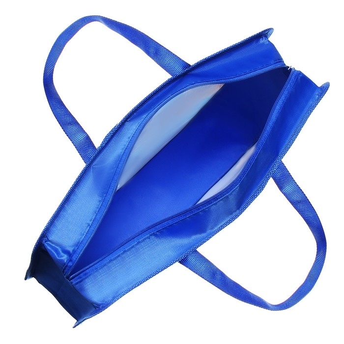 Папка с ручками пластиковая А4 Calligrata "Футбол", 32,2х25,6х7 см,