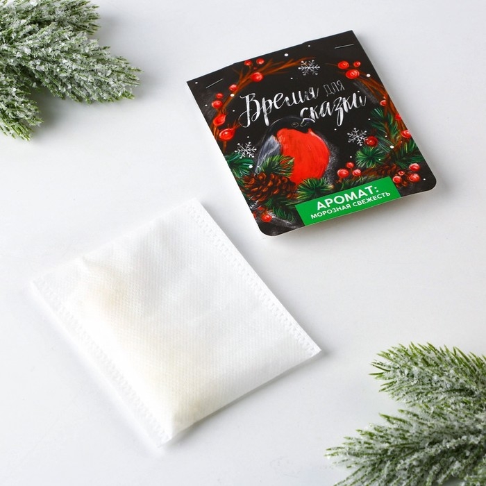 Аромасаше новогоднее на вешалке «Новый год: Время волшебства», морозная свежесть, 8 х 15,5 см Аромасаше новогоднее на вешалке «Новый год: Время волшебства», морозная свежесть, 8 х 15,5 см