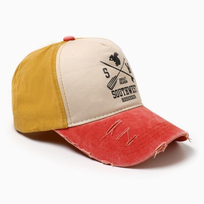 Кепка мужская MINAKU Кепка мужская MINAKU "Southwest", цвет горчичный, размер 56-58