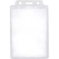 Бейдж 77x118мм Attache д/карт 71х100мм тесьма вертик.1017, 10 шт