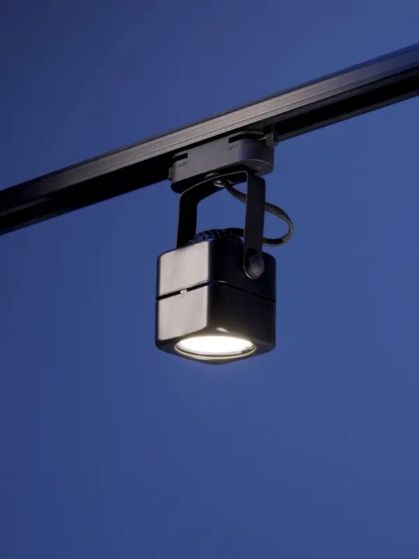 Трековый светильник Luazon Lighting под лампу Gu10, квадратный, чёрный