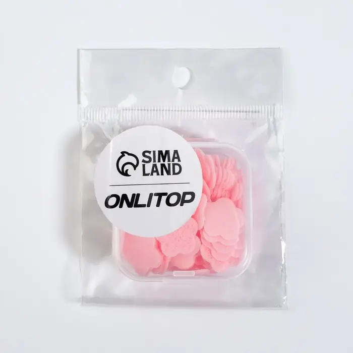 Мыло листовое, в пластинах, 72 (± 2) шт., в футляре, розовое