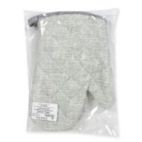 Набор кух. (рукавица стег.18х28см -2шт), рогожка, 160г/м2, Рант серый