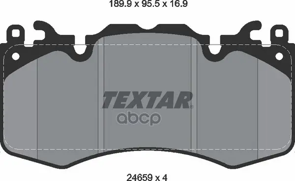 Колодки тормозные Textar арт. 2465901
