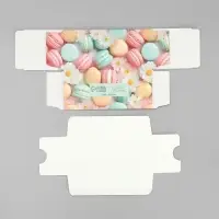 Коробка для макарун, кондитерская упаковка &laquo;Макаруны&raquo;,12 х5.5 х 5.5 см