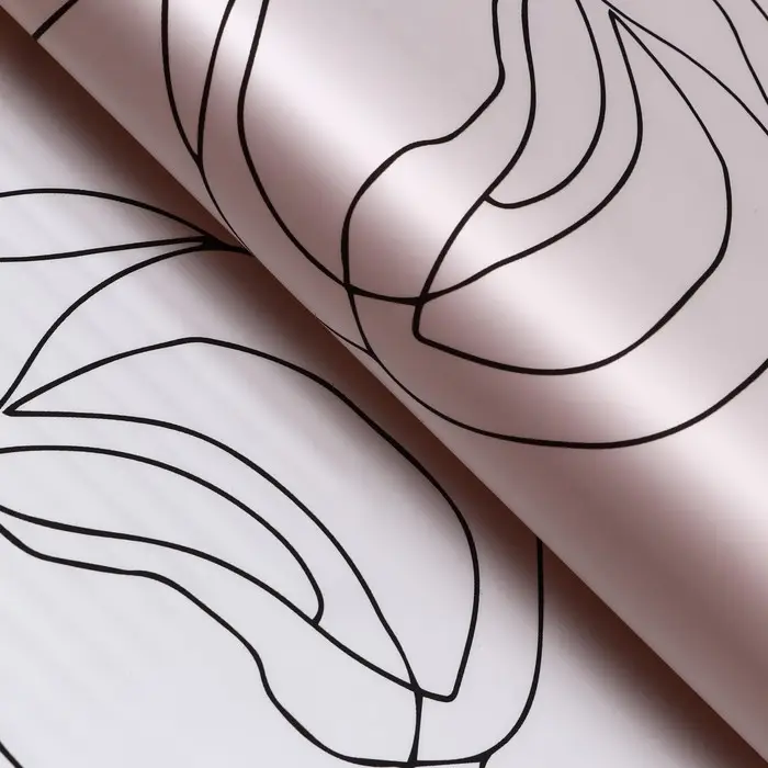 Пленка для цветов матовая, «Поэма», 57×57 см, персиковый Пленка для цветов матовая, «Поэма», 57×57 см, персиковый