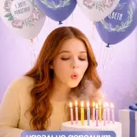 Воздушный шар латексный 12" &laquo;Цвети. Птица&raquo;, набор 5 шт.