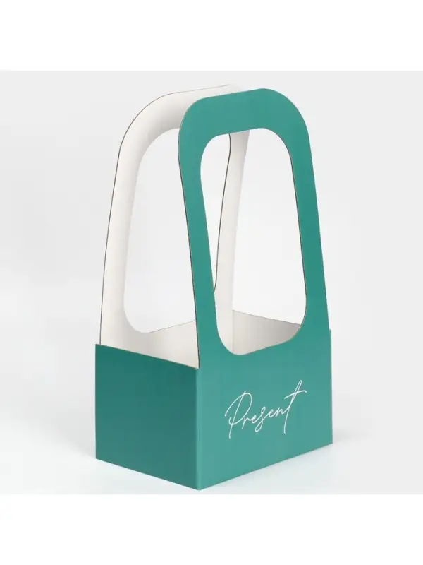 Коробка-переноска для цветов &laquo;Present&raquo;, 17&times;12&times;32 см